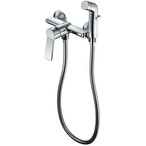 Смеситель с гигиеническим душем Haiba HB55559 хром