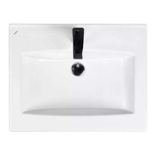 Тумба с раковиной Акватон Сохо 60, 75, 100 Слэйт/Галька серая фото 7