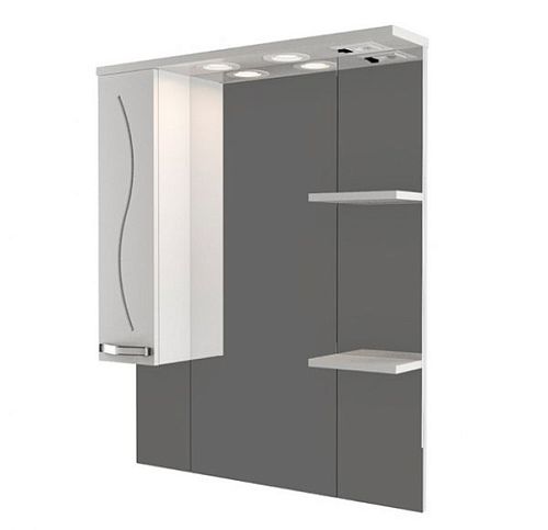 Зеркало-шкаф Mirsant Сандра 80 левый/правый