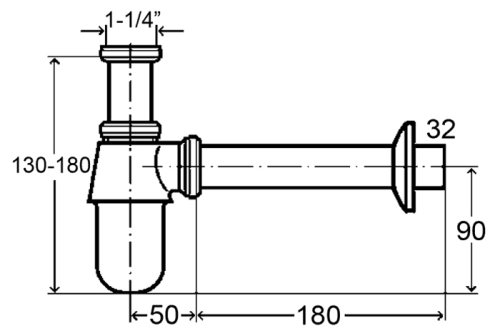 Сифон VIEGA 366681 для раковины фото 2