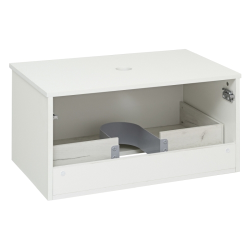 Тумба подвесная Aqua de Marco Monaco 70, 80, 90 белый софт фото 4