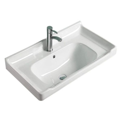 Тумба с умывальником Comforty Рига 60 70 80 дуб сонома подвесная фото 5