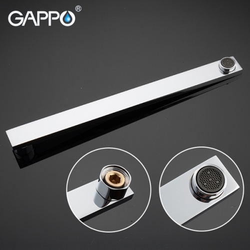 Смеситель для ванны Gappo Jacob G2207-7 белый/хром (с лейкой и шлангом) фото 6