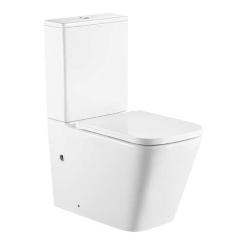 Унитаз напольный безободковый Azario Terra AZ-6003-A, смыв Торнадо