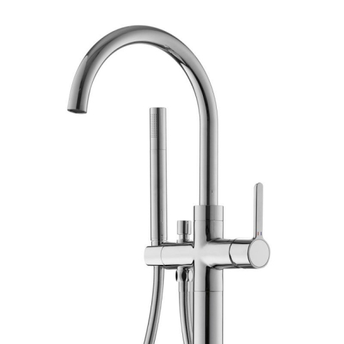 Смеситель напольный для ванны CEZARES ECO-VDP-01 хром фото 2