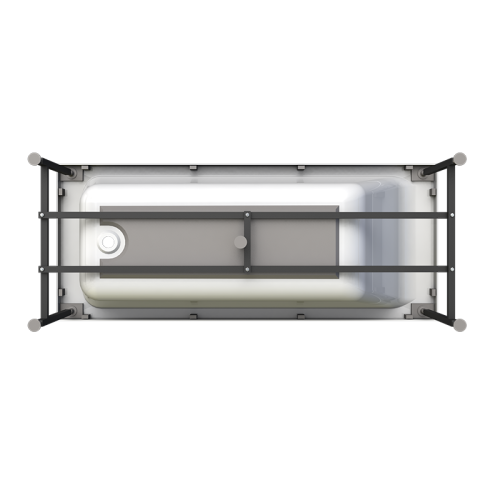 Ванна акриловая Vannesa Агата 150, 170*70, 175*75 + каркас фото 2