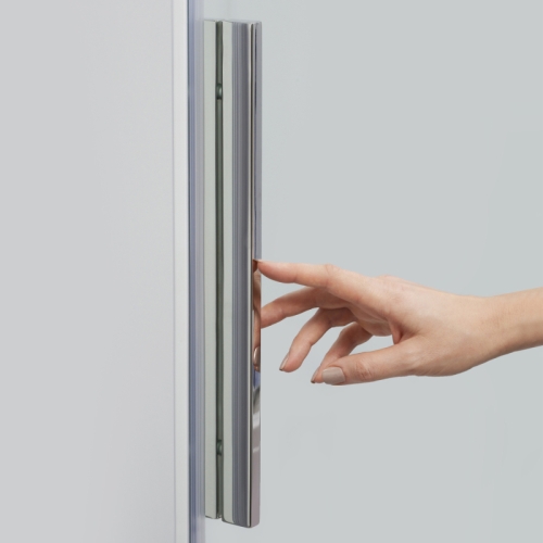 Душевая дверь Wasserkraft Alme 15R 120, 130, 140 стекло прозрачное фото 4