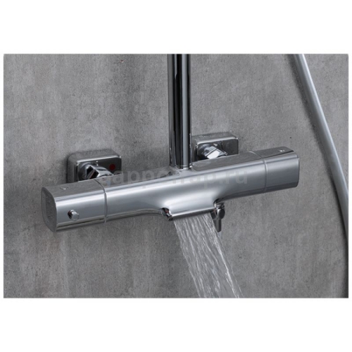 Душевая система с термостатом Gappo G2495-71 хром фото 5