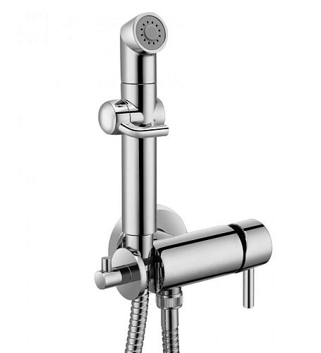 Смеситель встраиваемый с гигиенической лейкой Lemark Solo LM7166C хром