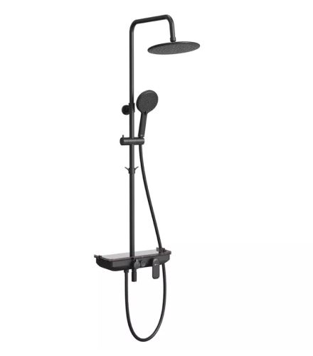 Душевая система Lemark TROPIC LM7012BL черный