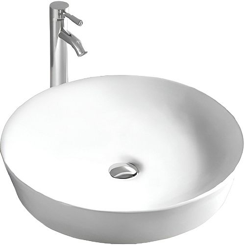 Раковина накладная Aquatek Европа AQ5558-MW 41,5*41,5*13,5, белый матовый