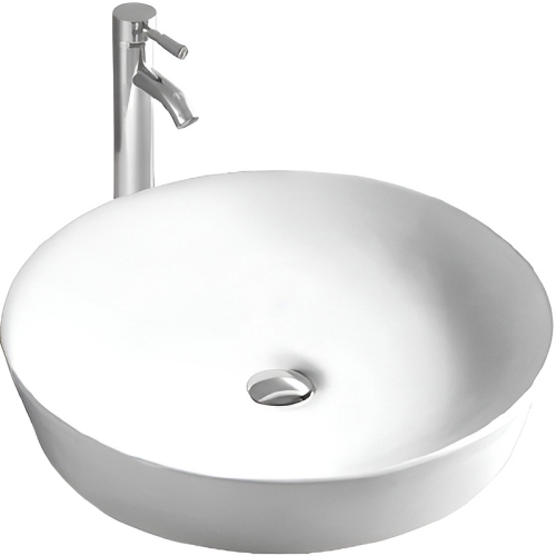 Раковина накладная Aquatek Европа AQ5558-MW 41,5*41,5*13,5, белый матовый