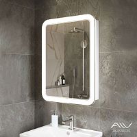 Шкаф зеркальный Alavann Vanda Lux 60 белый