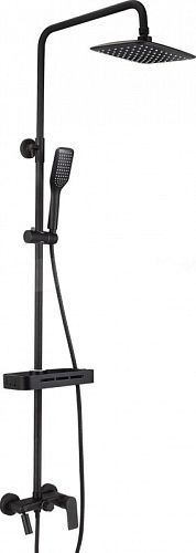 Душевая система Lemark LM7002BL черная