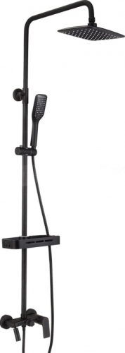Душевая система Lemark LM7002BL черная
