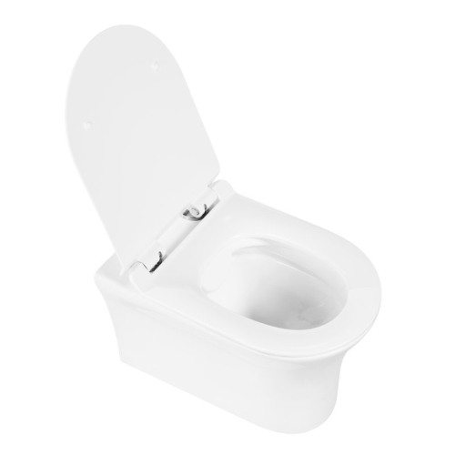 Унитаз подвесной безободковый Belbagno Ancona, сиденье микролифт BB2011SC фото 2