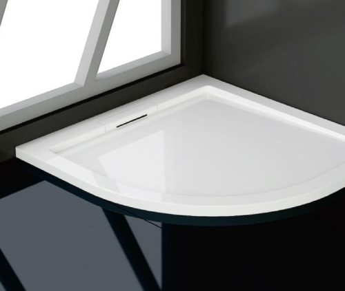 Поддон WeltWasser WW TRR 90*90, 100*100 искусственный мрамор + ножки + панель + сифон фото 4