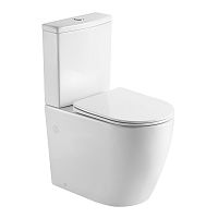 Унитаз напольный безободковый Azario Luma Tornado Flushing AZ-1253ST, смыв Торнадо