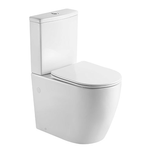 Унитаз напольный безободковый Azario Luma Tornado Flushing AZ-1253ST, смыв Торнадо