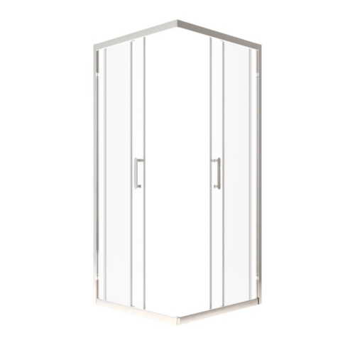 Душевое ограждение Triton Фикс-Хром 80*80, 90*90, 100*100 стекло прозрачное 6мм фото 2