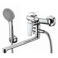 Смеситель с длинным изливом для ванны Wasserkraft Vils 5602L хром