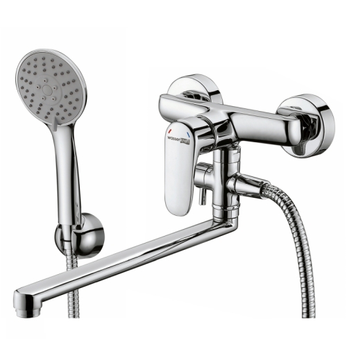 Смеситель с длинным изливом для ванны Wasserkraft Vils 5602L хром