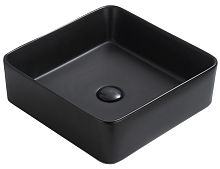 Раковина накладная Azario AZ-7050DMB 415*415*135 черная матовая