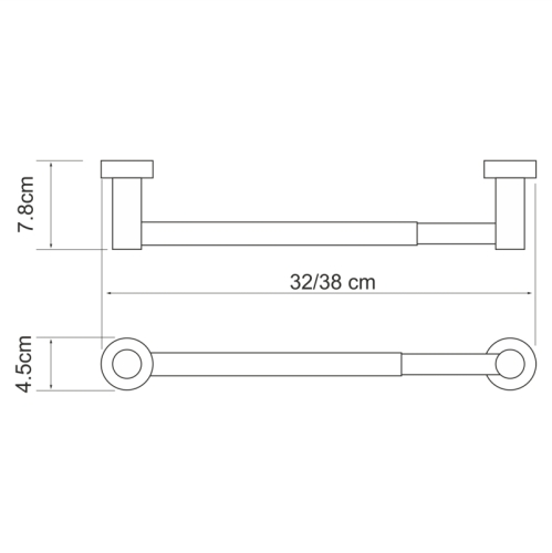 Держатель бумажных полотенец Wasserkraft Donau K-9491 фото 3