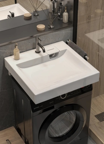 Раковина над стиральной машиной Sanita Luxe Space 55 фото 5