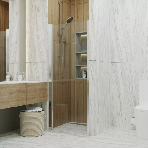 Душевая дверь Triton Уно 70, 80, 90, 100 стекло прозрачное фото 5