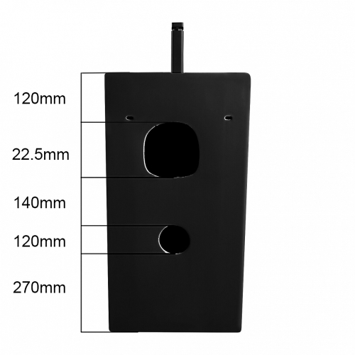 Раковина напольная Azario Comella AZ-314MB 48*42*83 фото 5
