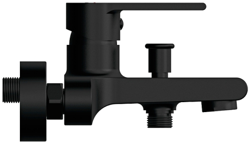 Смеситель для ванны Cersanit Brasko Black 63108 черный матовый (без душевого гарнитура) фото 2