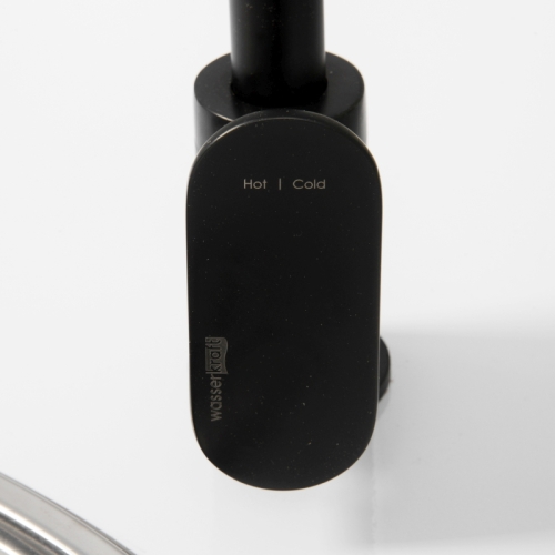 Смеситель для кухни Wasserkraft Elbe A7407 черный матовый фото 4