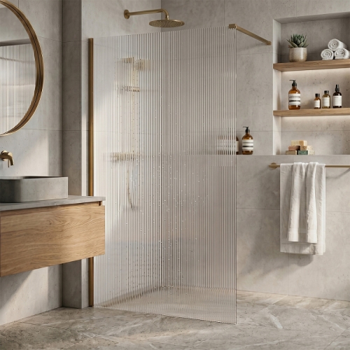 Душевая перегородка Loranto Walk-in CS-Z02G 110, 120, 130*200 профиль золото брашированное Душевая перегородка Loranto Walk-in CS-Z02G 110, 120, 130*200 профиль золото брашированное