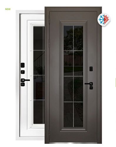 Дверь входная Tandoor Астра Букле опал/Белый матовый 96*220 правая/левая