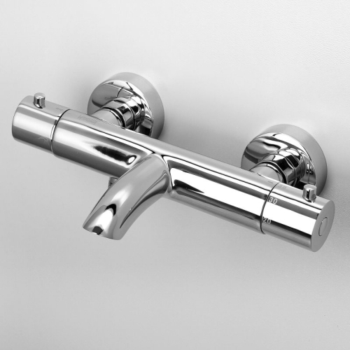 Смеситель для ванны Wasserkraft Berkel 4811 Thermo хром фото 2