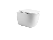 Унитаз подвесной безободковый Aquatek Классик AQ1112T-00 Tornado, сидение м/л