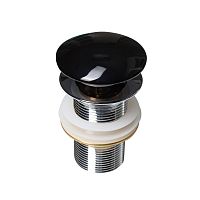 Донный клапан без перелива (черный) MLN-330300B