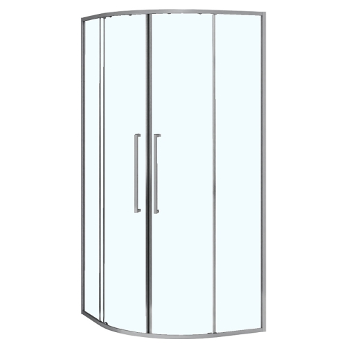 Душевое ограждение Azario Шанхай AZ-S43 80*80, 90*90, 100*100 профиль графит матовый фото 2