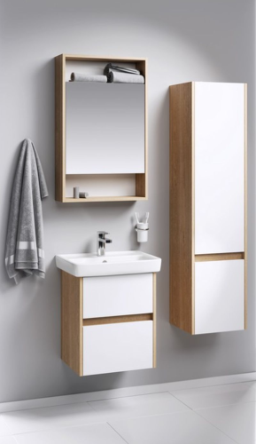 Пенал напольный Aqwella CITY 35 см Дуб Балтийский фото 3