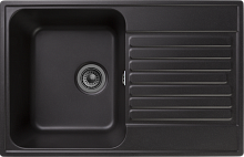 Мойка кухонная GranFest Quarz GF-Z78 74*48 черный