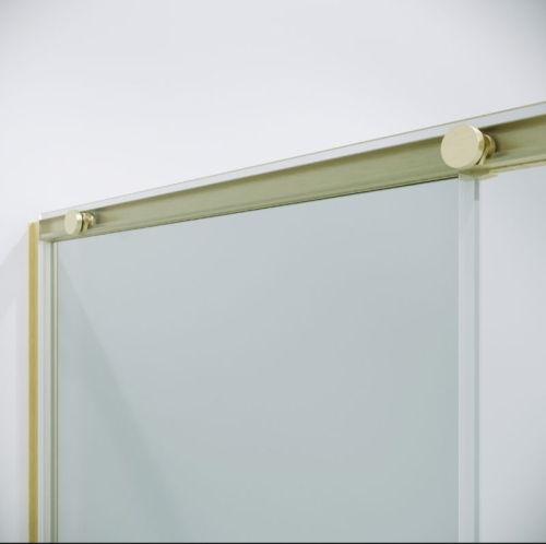 Душева дверь в нишу Niagara Nova NG-44 90 100 110 120 золото фото 6