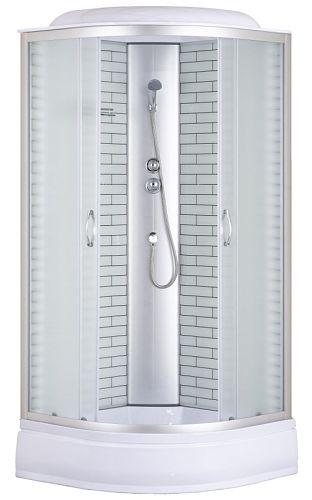 Душевая кабина Loranto CS-6610-25FW 100 100*100 средний поддон