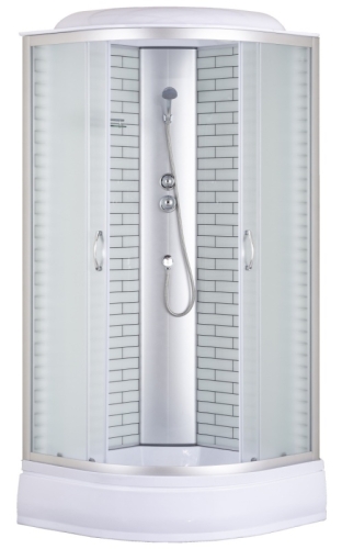 Душевая кабина Loranto CS-6610-25FW 100 100*100 средний поддон