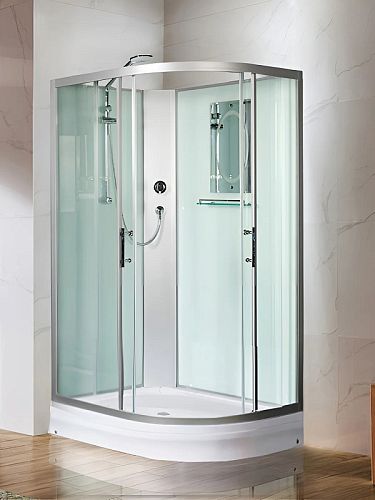 Душевая кабина WeltWasser Werra XL 1201L 120*90 без крыши, левая, средний поддон
