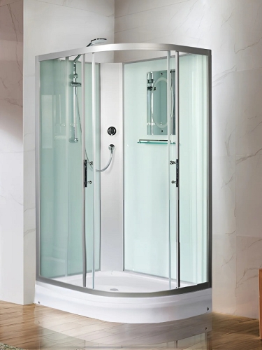 Душевая кабина WeltWasser Werra XL 1201L 120*90 без крыши, левая, средний поддон