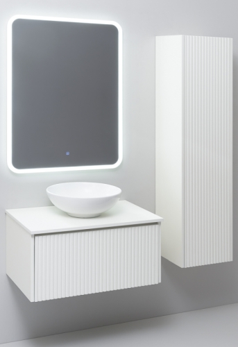 Тумба подвесная Aqua de Marco Monaco 70, 80, 90 белый софт фото 6