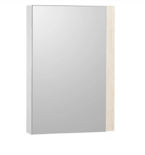 Зеркальный шкаф Aquaton Кантри 55 Белый глянцевый/Дуб Верона