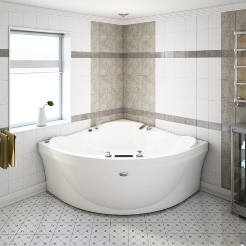 Ванна акриловая Radomir Филадельфия 168*168 + каркас фото 2