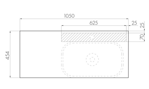 Тумба с раковиной Лола Акватон Терра 85, 105 Дуб Кантри/Антрацит фото 5
